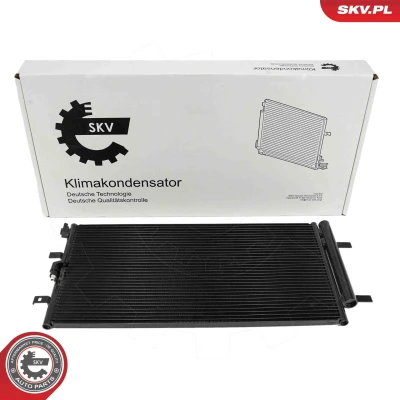 Imagem de ESEN SKV 86SKV070 Condensador com secador Alumínio 672mm AUDI: Q5, A4 B8 Avant