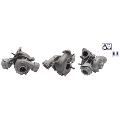Imagem de ELSTOCK 91 1677 Turbocompressor accionado pelos gases de escape, atuador controlo pneumático com juntas AUDI: A4 B6 Avant