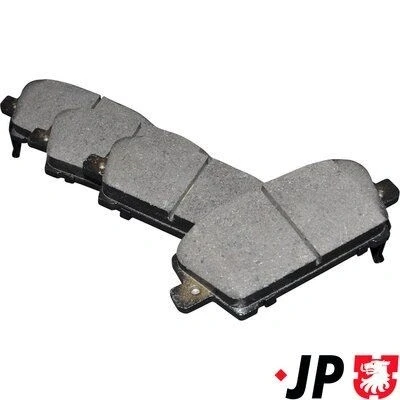 Imagem de JP GROUP 3463601010 Jogo de pastilhas para travão disco Eixo dianteiro com avisador sonoro desgaste HONDA: CIVIC 8 Hatchback