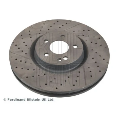 Imagem de BLUE PRINT ADBP430025 Disco de travão Eixo dianteiro 350 32 5 112 ranhurado/perfurado, interior ventilado revestido alto carbono