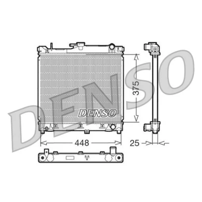 Imagem de DENSO DRM47014 Radiador, arrefecimento do motor Alumínio 448 375 25 SUZUKI: Jimny SUV