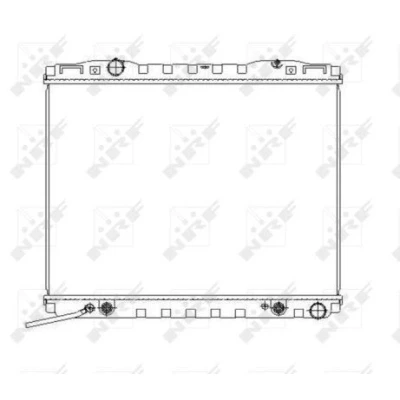 Imagem de NRF 53366 Radiador, arrefecimento do motor Alumínio 640 470 18 Aletas de refrigeração soldadas KIA: SORENTO 1