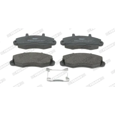 Imagem de FERODO PREMIER ECO FRICTION FVR1338 Jogo de pastilhas para travão disco não preparado indicador aviso desgaste com acessórios