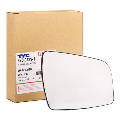 Imagem de TYC 325 0139 1 Vidro Espelho à direita OPEL: Zafira B