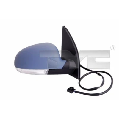 Imagem de Espelho retrovisor Tyc 337 0095 à direita com subcapa convexo, aquecível, dobrável electricamente, para regulação eléctrica dos espelhos