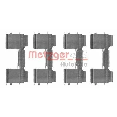 Imagem de METZGER 109 1726 Kit de acessórios, pastilhas travão PEUGEOT: Boxer Van