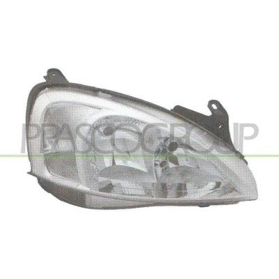 Imagem de PRASCO OP0304904 Farol Principal esquerda H7/H7 sem motor de regulação do alcance dos faróis OPEL: Corsa C Hatchback, С Van