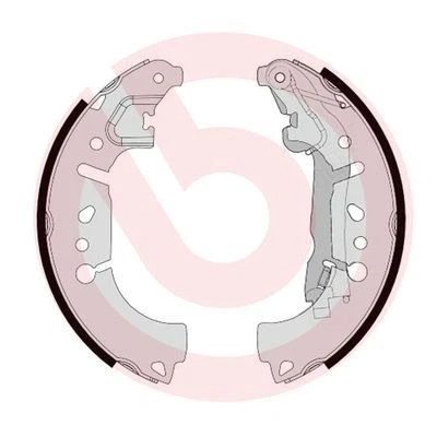 Imagem de BREMBO S 23 580 Maxilas de travão 228 42 com alavanca do mão FIAT: 500L, Fiorino III Van / Carrinha