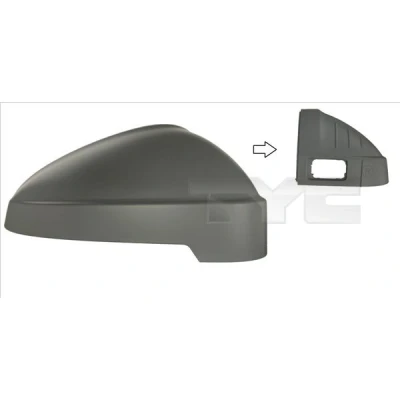 Imagem de TYC 302 0114 2 Revestimento, retrovisor exterior esquerda com subcapa