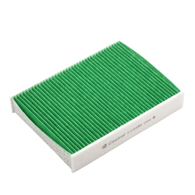 Imagem de Castrol filters CC0356 Filtro, ar do habitáculo Filtro de partículas, Com efeito antibacteriano 195mm 145mm 30mm CITROËN: C1 II