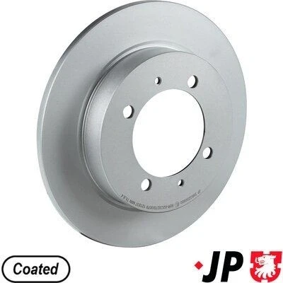 Imagem de JP GROUP 3963200900 Disco de travão Eixo traseiro 260 10 4 cheio revestido MITSUBISHI: Space Star, Carisma Hatchback, Sedan, VOLVO: S40 I