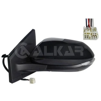 Imagem de Espelho retrovisor Alkar 6139078 esquerda com subcapa elétrico aquecível, convexo para veículo volante à MAZDA: 2 Hatchback