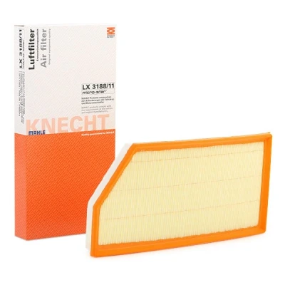 Imagem de MAHLE ORIGINAL LX 3188/11 Filtro de ar 42,3 200 Cartucho filtrante MERCEDES BENZ: Classe E T modell, C Cabrio, modell