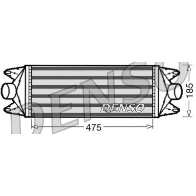 Imagem de DENSO DIT12001 Intercooler Alumínio 475x185x63