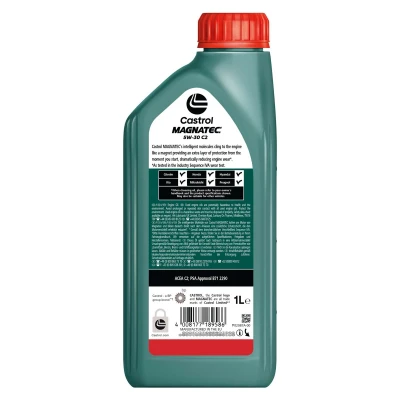 Imagem de Castrol Magnatec C2 5W 30 1l Óleo do motor 15F6C8 PEUGEOT: 206 Hatchback, 308 SW 2, 207 CITROËN: Saxo C3 I Hatchback