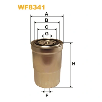 Imagem de Filtro combustível wix wf8341