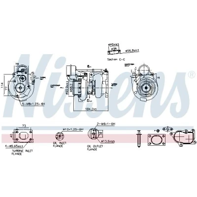 Imagem de NISSENS 93724 Turbocompressor accionado pelos gases de escape pneumático