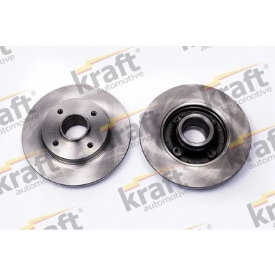Imagem de KRAFT 6055925 Disco de travão 249, 249,0 9,0 4 cheio sem o rolamento da roda, anel sensor do ABS PEUGEOT: 307 SW, Hatchback, Carrinha