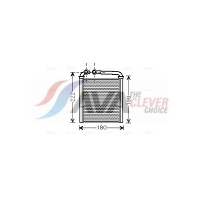 Imagem de PRASCO VNA6256 Radiador Quente com tubagem VOLKSWAGEN: Passat B6 Variant, B7 Variant