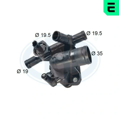 Imagem de ERA 350576A Termóstato, líquido de refrigeração 82 com junta sensor Plástico caixa OPEL: Vivaro A Van, Combi