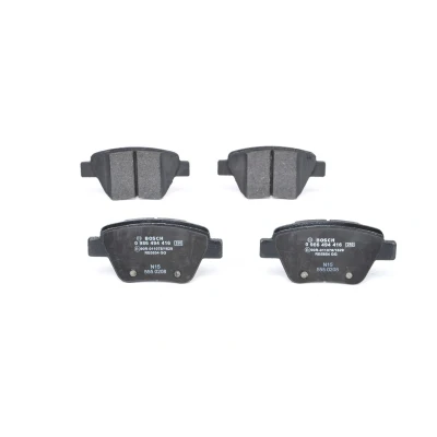 Imagem de BOSCH 0 986 494 416 Jogo de pastilhas para travão disco Baixo teor metálico com chapa anti ruído, instruções montagem VOLKSWAGEN: Golf 6