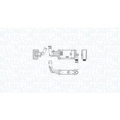 Imagem de Intercooler, carregador MAGNETI MARELLI 351319204160
