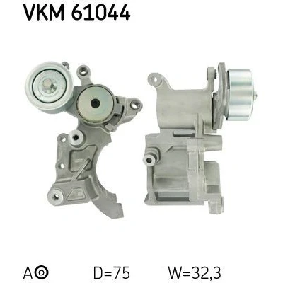 Imagem de SKF VKM 61044 Polia Tensora TOYOTA: Land Cruiser Prado 120, 90