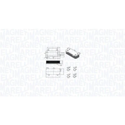 Imagem de MAGNETI MARELLI 350300003700 Radiador de Óleo VOLKSWAGEN: Touareg I