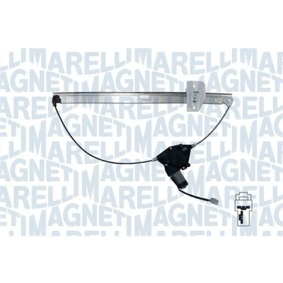Imagem de Magneti Marelli Elevador de vidro à frente, lado direito elétrico com motor para veículo volante esquerda 350103170363 IVECO: DAILY 4