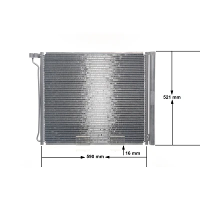 Imagem de MAHLE ORIGINAL AC 269 000S Condensador com secador 14 15,5 570, 590