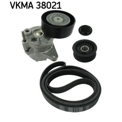 Imagem de SKF VKMA 38021 Jogo de correias trapezoidais estriadas MERCEDES BENZ: Classe E Sedan, C T modell