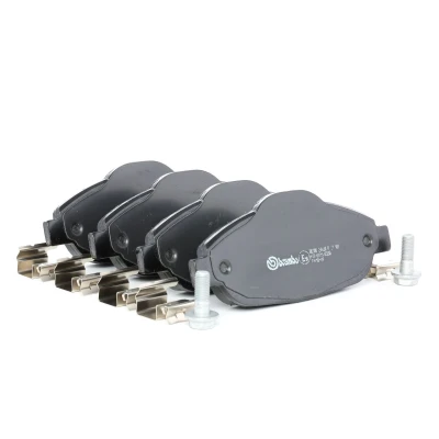 Imagem de BREMBO P 61 101 Jogo de pastilhas para travão disco excl. contacto aviso desgaste com parafusos pinça acessórios