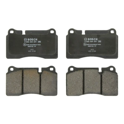 Imagem de BOSCH 0 986 494 351 Jogo de pastilhas para travão disco Baixo teor metálico com chapa anti ruído LAND ROVER: Range Rover Sport