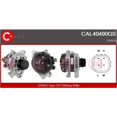 Imagem de CASCO CAL30180AS Alternador 12V 120A OPEL: Astra H Hatchback, GTC, Caravan, ALFA ROMEO: 159 Sedan, 156 Sportwagon