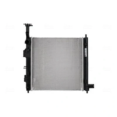 Imagem de NISSENS Radiador, arrefecimento do motor Alumínio 410mm 425mm 16mm sem junta com capa, depósito de compensação Aletas refrigeração soldadas