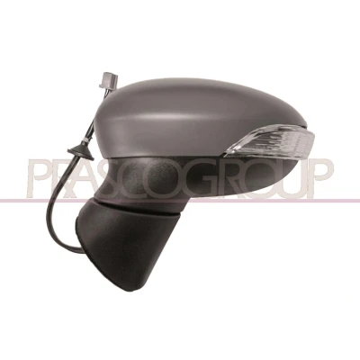 Imagem de Espelho retrovisor Prasco FD3467324P esquerda com subcapa elétrico aquecível, sem cor, não esférico FORD: FIESTA 6
