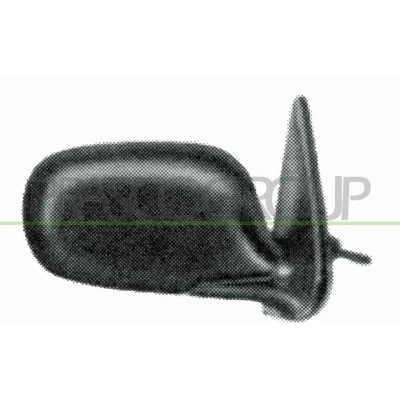 Imagem de Espelho retrovisor Prasco DS0057114 esquerda preto manual ajustável pelo interior, ajuste: por cabo de aço, convexo NISSAN: MICRA 2