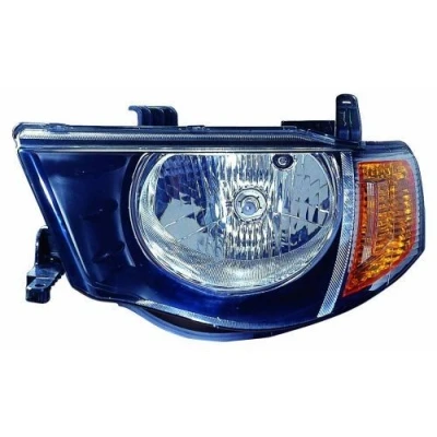 Imagem de ABAKUS 214 1180R LD EM Farol Principal à direita H4 amarelo para circulação pela P43t MITSUBISHI: L200 / Strakar IV Pick up