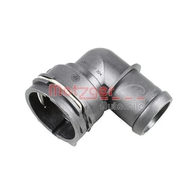 Imagem de METZGER 4010272 Tubo do líquido de refrigeração Radiador, à direita, em cima com junta aro fixação VOLKSWAGEN: Scirocco III, Passat B6 Variant
