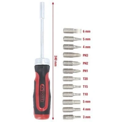 Imagem de KS TOOLS 159.2035 Chave de fendas com bits magnético