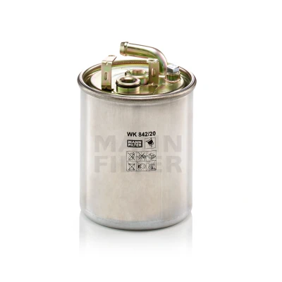 Imagem de MANN FILTER WK 842/20 Filtro de Combustível dos tubos 11 MERCEDES BENZ: Sprinter 3 T Van, 4 Camião plataforma/Chassis