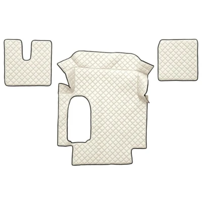 Imagem de F CORE FL21 CHAMP Conjunto de tapete chão Couro artificial à frente 3 branco marfim