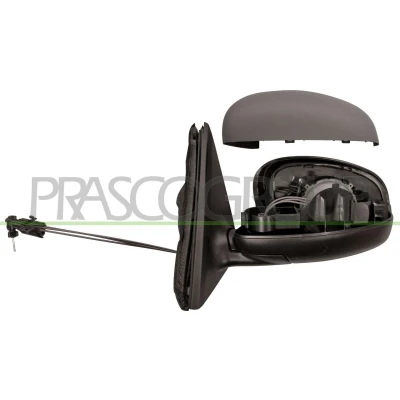 Imagem de Espelho retrovisor Prasco SK3267124 esquerda com subcapa manual ajustável pelo interior