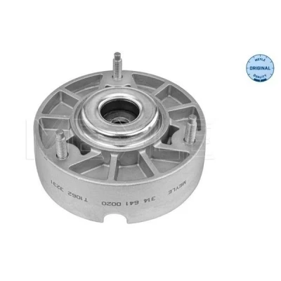 Imagem de MEYLE 314 641 0020 Suporte de apoio do conjunto mola / amortecedor Eixo dianteiro, ambos os lados sem rolamento rolos Borracha BMW: X5