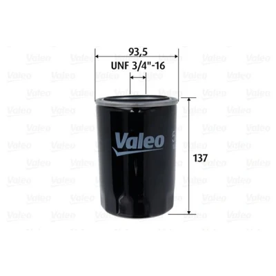 Imagem de VALEO 586101 Filtro de óleo UNF 3/4&quot; 16 aparafusado NISSAN: Patrol Hardtop, Pick Up, TERRANO 2