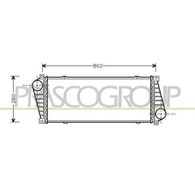 Imagem de PRASCO ME915N001 Intercooler