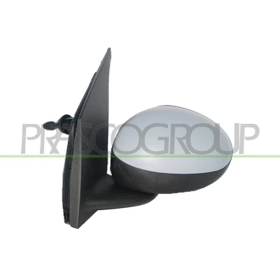 Imagem de Espelho retrovisor Prasco Premium CI2017124P esquerda com subcapa parcial manual ajustável pelo interior, ajuste: por cabo de aço, convexo