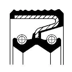 Imagem de Retentor, cubo da roda CORTECO 49372806