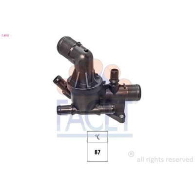 Imagem de FACET 7.8951 Termóstato, líquido de refrigeração 87oC Cárter integrado RENAULT: MEGANE 3, Koleos 2, Kadjar, NISSAN: Qashqai / Qashqai+2 I, X Trail