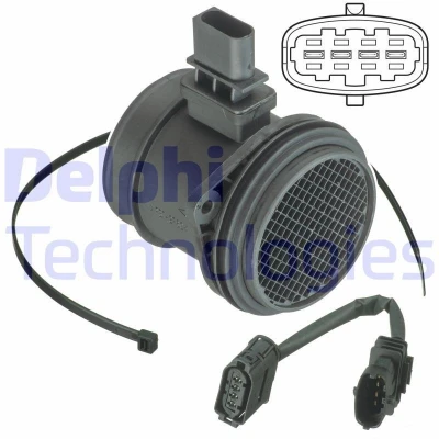 Imagem de DELPHI AF10392 12B1 Medidor de massa ar VOLVO: V70 2, V50, S60 I